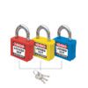 Jacket Padlock 2 with Regular Shackle set of 3- Same Key (TL-JPRS2 S3-SK)
