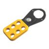 Taj Loto - PVC Coated Hasp - Small yellow & black (TL-PCH-S-Y&B)