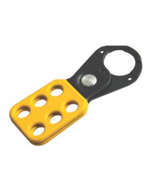 Taj Loto - PVC Coated Hasp - Small yellow & black (TL-PCH-S-Y&B)