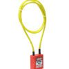 Taj Loto- Cable Padlock  of 3 feet Vinyl Coated  De-Electric Cable (TL - CP-3VCDC)