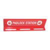 Taj Loto - Wall Mounted Mini Padlock Station for 18 Padlocks
