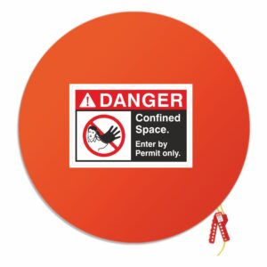 Confined Space Lockout Cover 1 Size : 32 - 39 inch dia (TL - CSLC - 1)