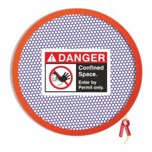 Confined Space Lockout Cover 5 Size : 32 - 39 inch dia (TL - CSLC - 5)
