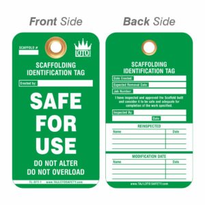 Taj Loto - Scaffold Tag 1 (TL - SFT-1)