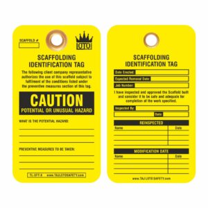 Taj Loto - Scaffold Tag 8 (TL - SFT-8)