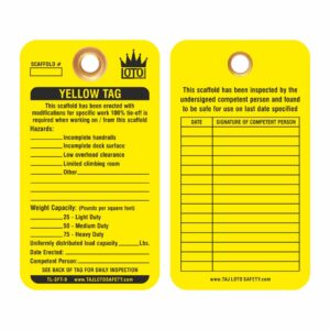 Taj Loto - Scaffold Tag 9 (TL - SFT- 9)