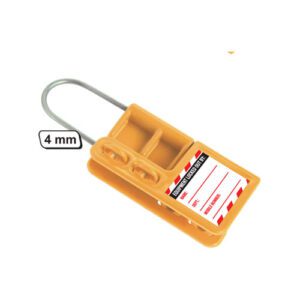 Taj Loto - Yellow Premier Hasp 4mm Shackle (TL-YPH-4)