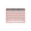 Taj Loto - Shadow Lockout Station for 100 Padlocks (with / without goods) (Size : 36" x 47") (TL - SLS - 100P WG / WOG)