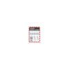 Taj Loto - Shadow Lockout Station for 5 Padlocks without goods (Size : 16" x 11.75") (TL - SLS - 5P WOG)