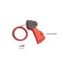 Taj Loto - Grip Type - Cable Lockout with 2mtrs. Vinyl Coated Steel Cable (TL-GTCL + 2C)