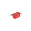 Taj Loto - Group Lock Box - Red Transparent Top Slider with 26 Hole (4.25" x 9.25" x 5.5" inch) (TL - GLB-R TS 26H)