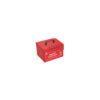 Taj Loto - Group Lock Box Red colour, Large Size with 13 Hole (7" x 10" x 7.35" inch) (TL - GLB-R LARGE 13 H)