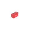 Taj Loto - Group Lock Box - Red Clear Top with 17 Hole (7" x 13.625" x 7.75" inch) (TL - GLB-R CT 17H)