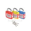 Jacket Padlock Regular Shackle set of 3- Same Key (TL-JPRS3-SK)