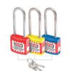 Jacket Padlock Long Shackle set of 3- Same Key (TL-JPLS 3-SK)