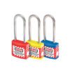 Jacket Padlock Long Shackle set of 3- Key Different (TL-JPLS3-KD)